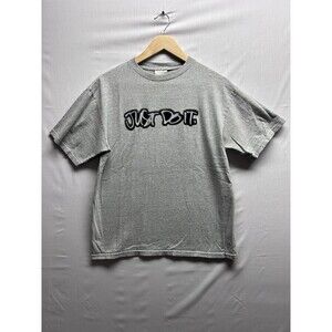 Nike Kids XL 18/20 Vintage Just Do It Grey Short Sleeve T Shirt 90s Y2K See Pics